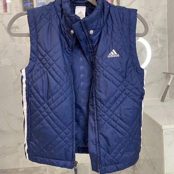 ADIDAS Blue and White Vest - Picture 4 of 6